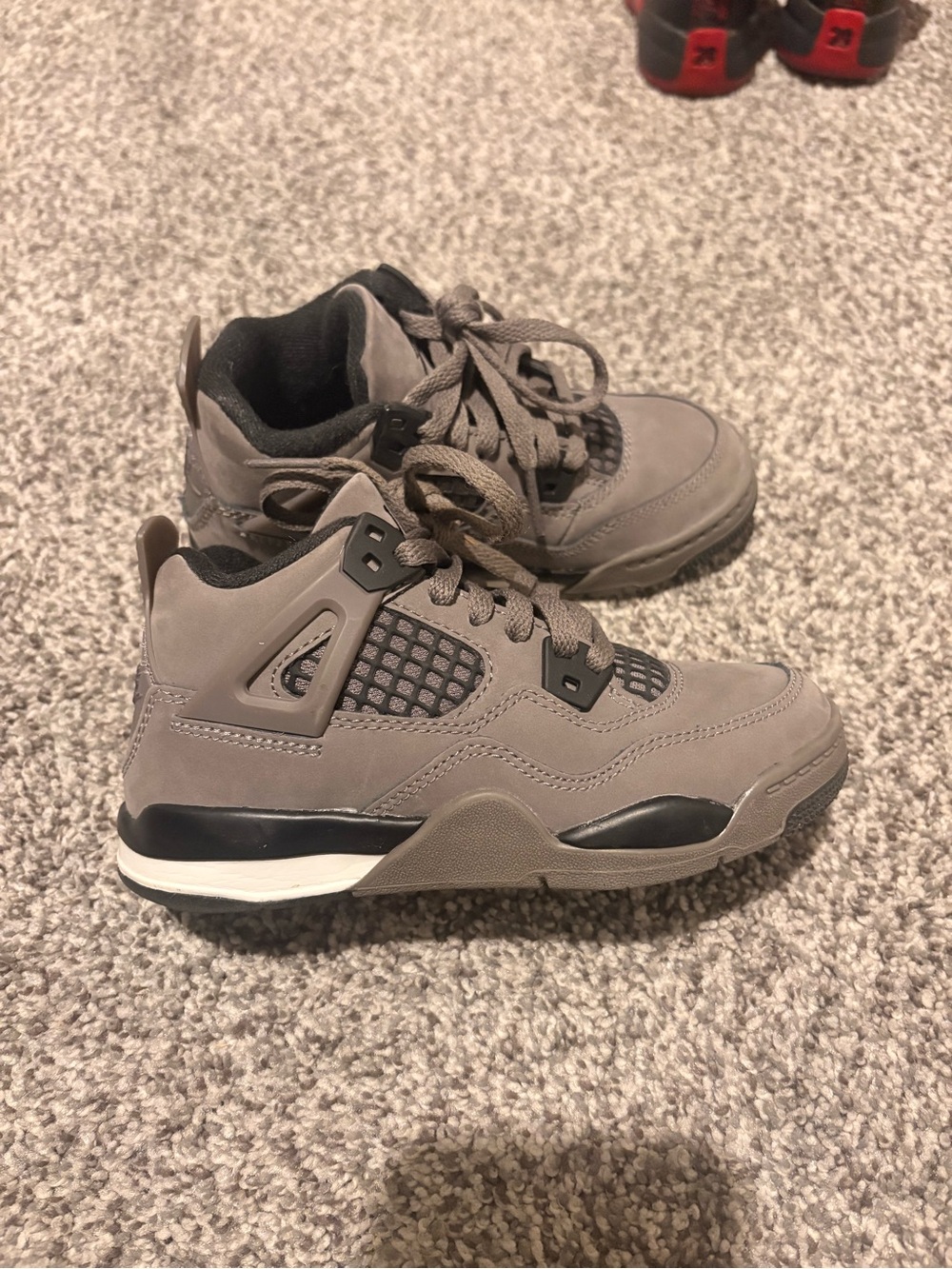 Air Jordan Retro 4 Cave Stone Preschool Kids 10.5c